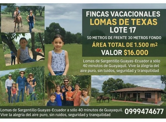 Terreno en venta en Lomas de Sargentillo, Guayas