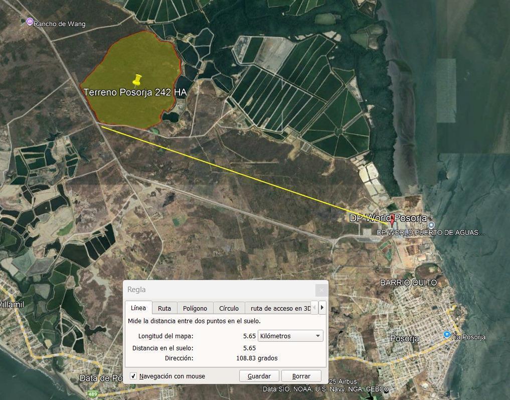 Terreno en venta en Playas, Guayas