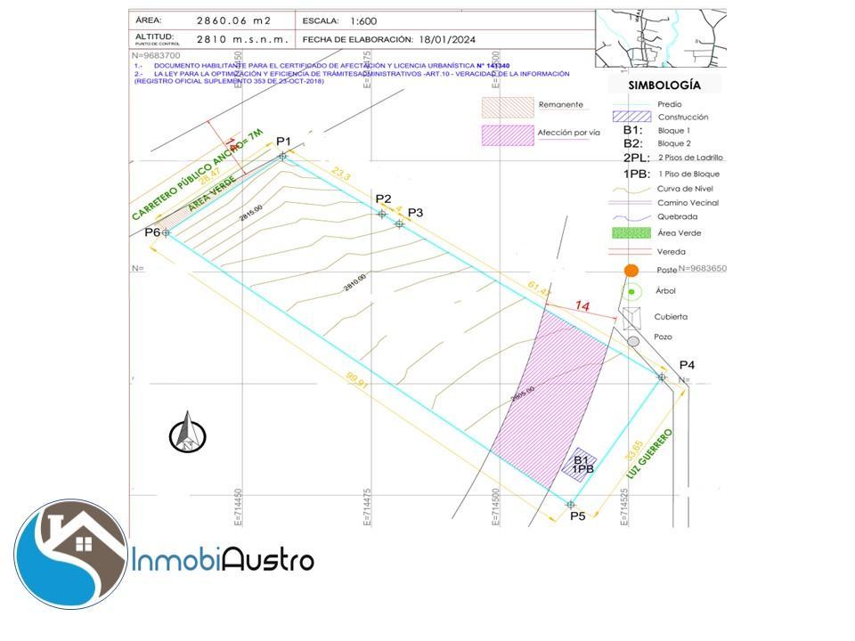 Sayausi, Venta de Terreno Comercial Para Construcción de Casas Crédito Vip, Azuay — imagen 4