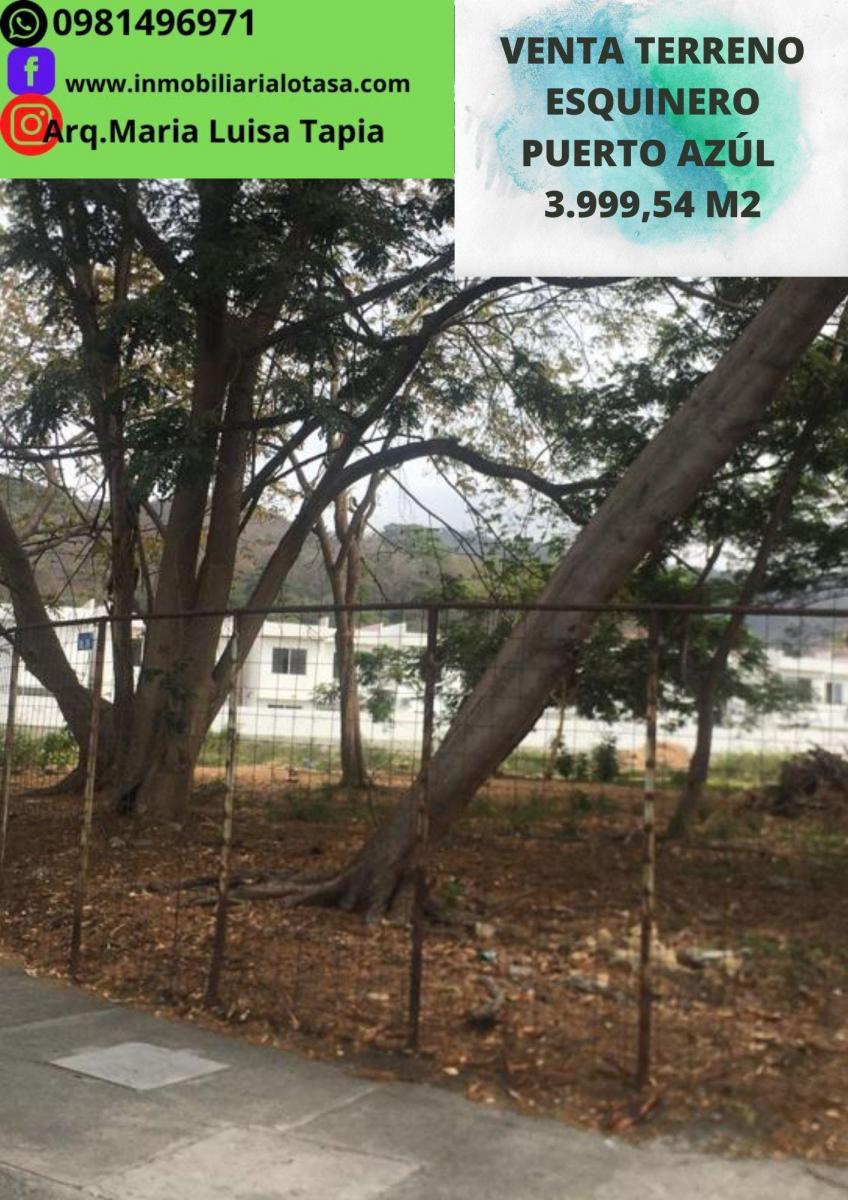 Venta Terreno Puerto Azul de 3.999, 54 m² Esquinero, Via a La Costa, Guayas — imagen 4