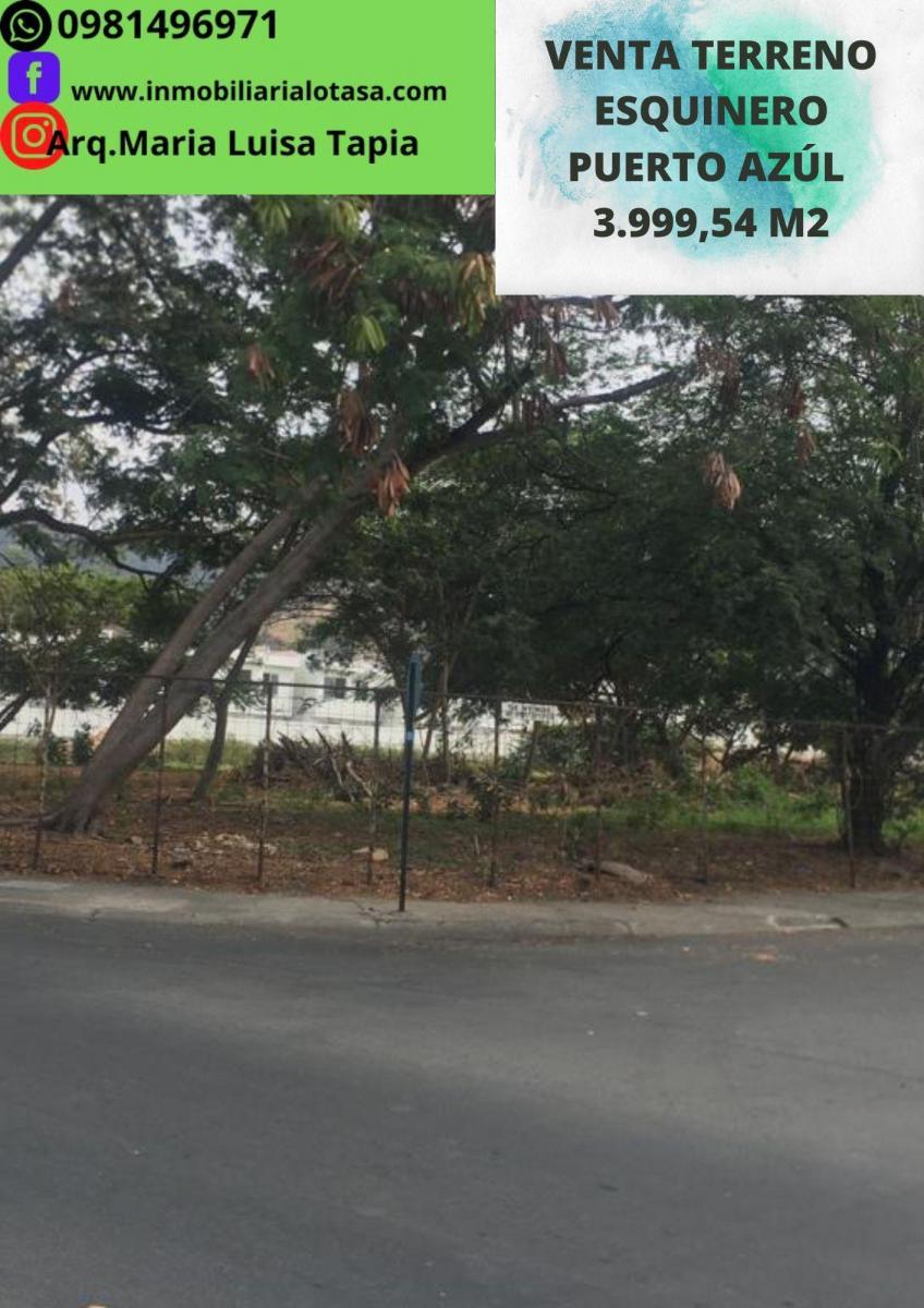Venta Terreno Puerto Azul de 3.999, 54 m² Esquinero, Via a La Costa, Guayas — imagen 3