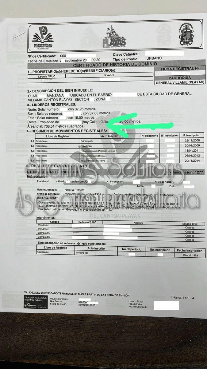 Playas, Villamil - Venta Terreno con Cerramiento, Cerca de La Playa, Guayas — imagen 3