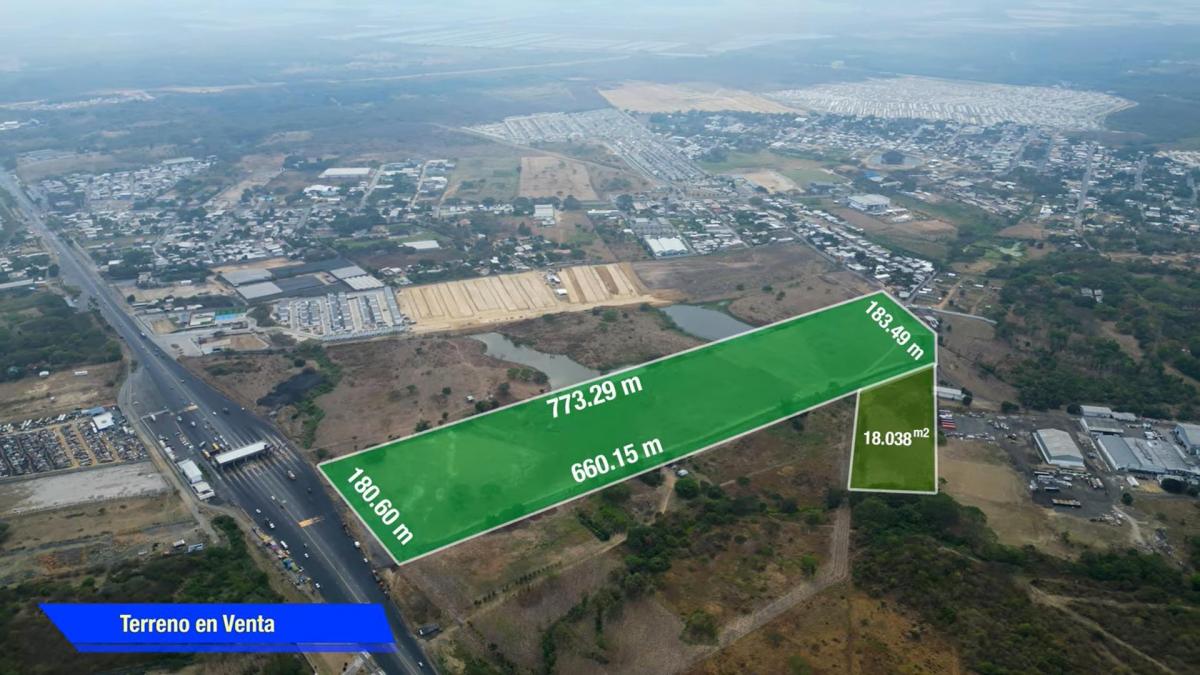 Vendo Terreno 120.000 m² Pasando Peaje Chongón Vía a La Costa 180 m de Frente, Guayas — imagen 10