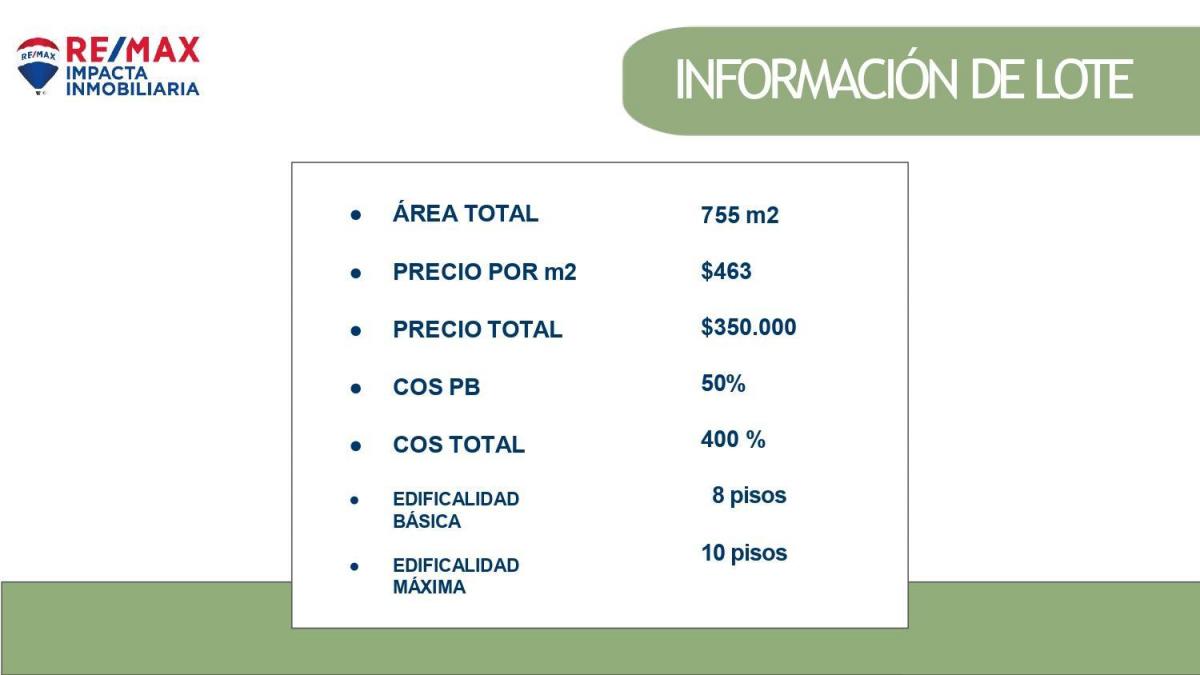 Venta Terreno 725 m² Eloy Alfaro Esquinero — imagen 3