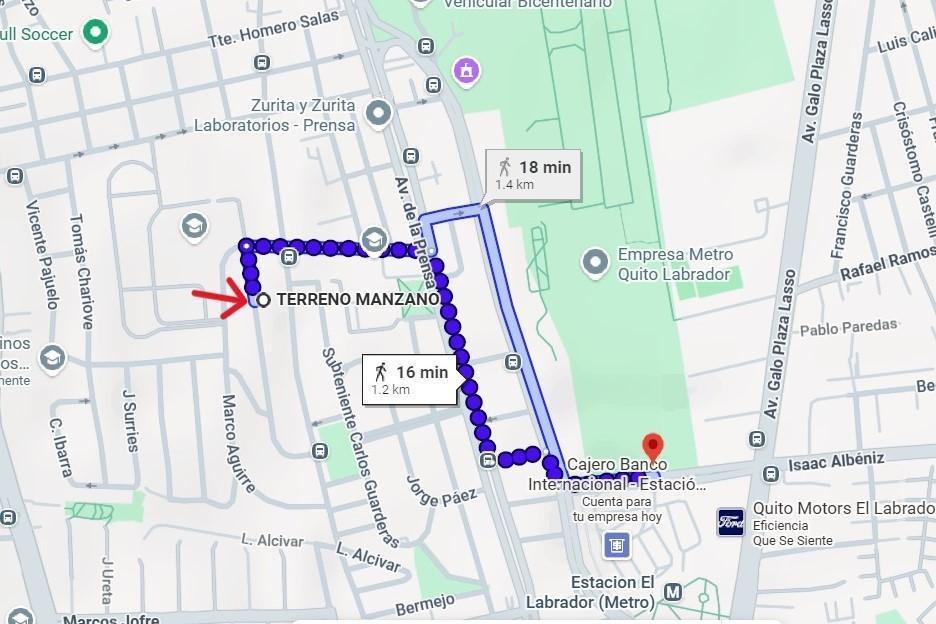 Terreno en Venta La Concepción Norte de Quito — imagen 3