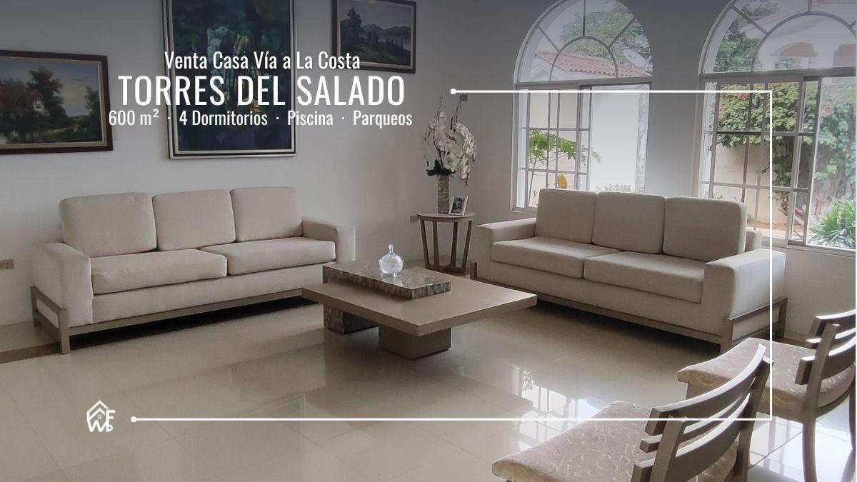 Venta Casa en Vía a La Costa | 1.780 m² de Terreno | Piscina, Jacuzzi y Cancha | $870.00, Guayas — imagen 4