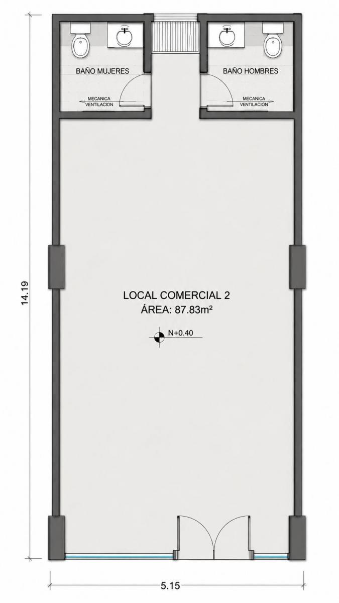 Local Comercial en Venta Frente a Riocentro – 87,83 m² + 2 Parqueaderos — imagen 3