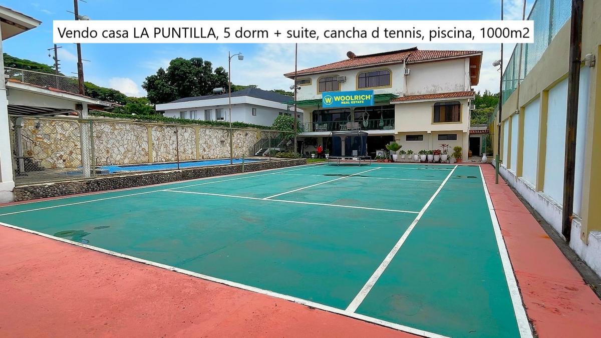 Vendo Casa La Puntilla, 5 Dorm + Suite, Cancha D Tennis, Piscina, 1000 m², Guayas — imagen 10