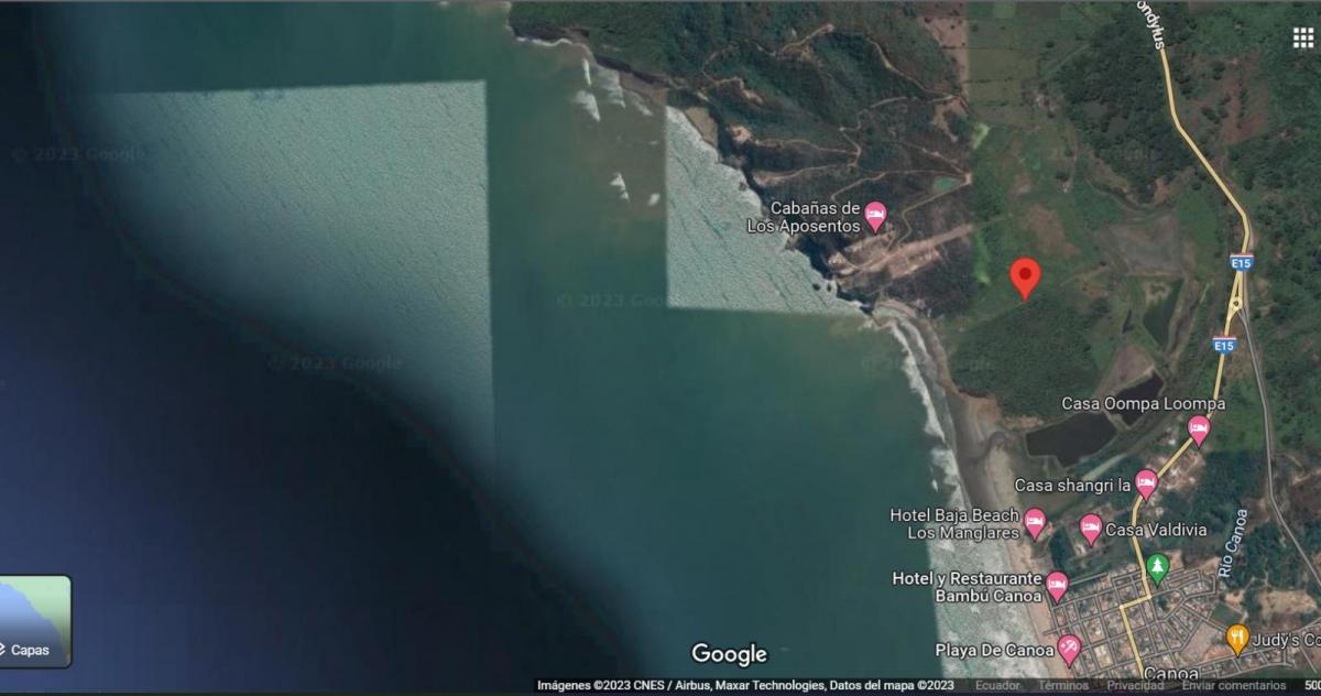 Se Vende Terreno Comercial Agricola Manabi Canoa - V. Landín, Manabí — imagen 4