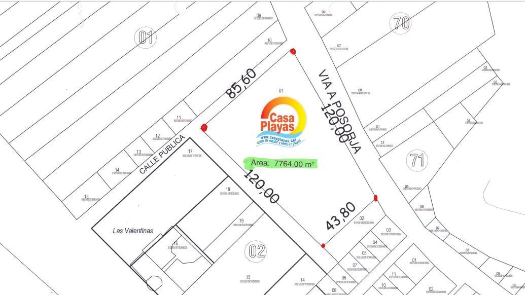 Terreno Comercial de Venta en Playas, Vía a Data Km 5 de 7.764 m. Guayas — imagen 4