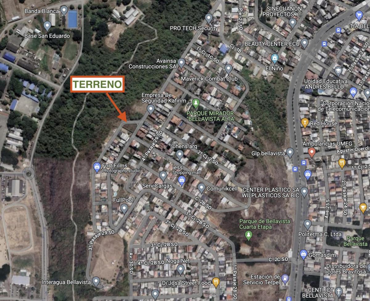 Terreno Grande en Bellavista - 3 Solares en 1 - con Cerramiento y Vereda, Guayas — imagen 9