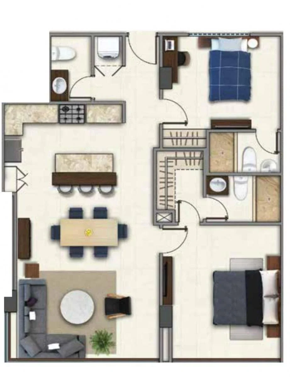 Se Alquila o Se Vende Departamento en Bosques de La Costa 2 Habitaciones, Guayas — imagen 4