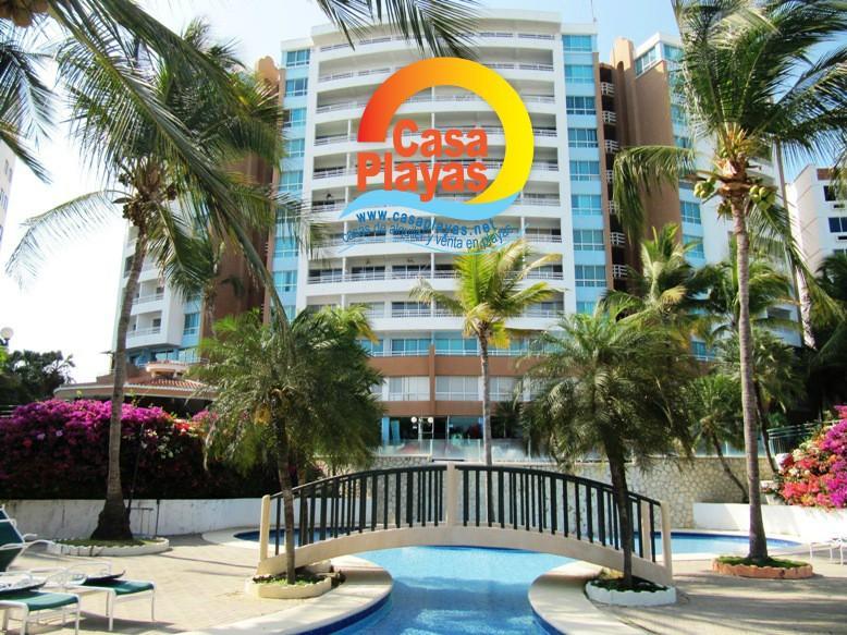 Departamento Frente Al Mar de Venta en Playas, Carabelas de Colon 2 Dorm., Guayas — imagen 9