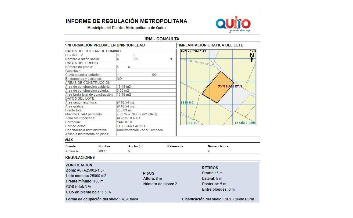 Terreno con Casas en Venta Yaruquí (1 Hectárea) con Vista — imagen 7
