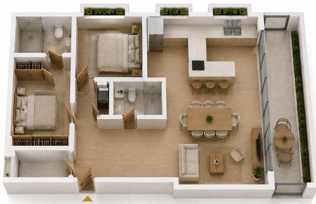 Departamento de 2 Dorm., Azuay — imagen 5