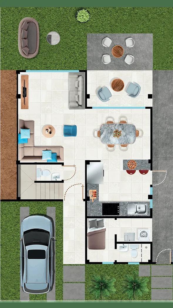 Via Samborondon Urbanizacion Vilanova Casa en Venta a Estrenar, Guayas — imagen 6