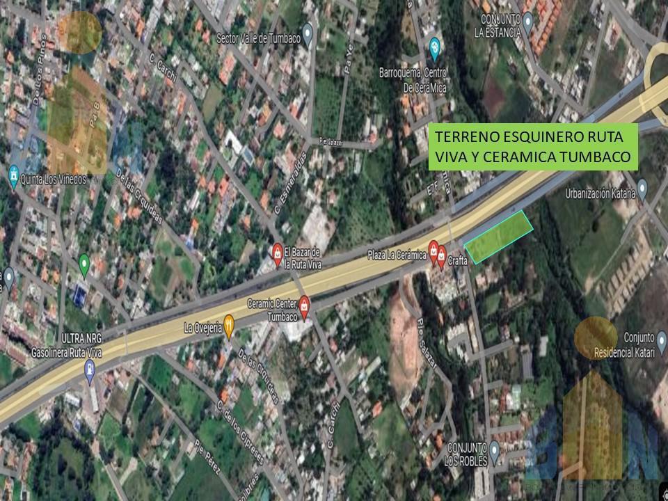 Terreno en Venta Esquinero Comercial o Residencial Cumbaya Tumbaco Ruta Viva y Ceramica — imagen 6