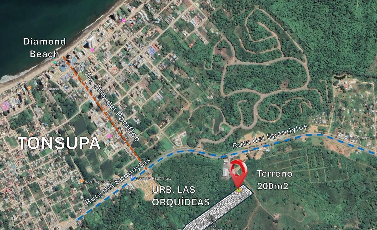 Terreno en Venta Urb. Las Orquídeas - Tonsupa — imagen 10