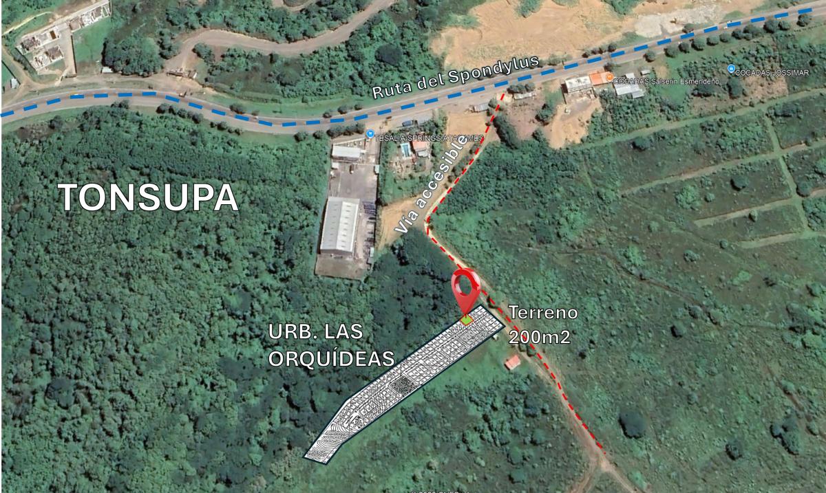 Terreno en Venta Urb. Las Orquídeas - Tonsupa — imagen 8