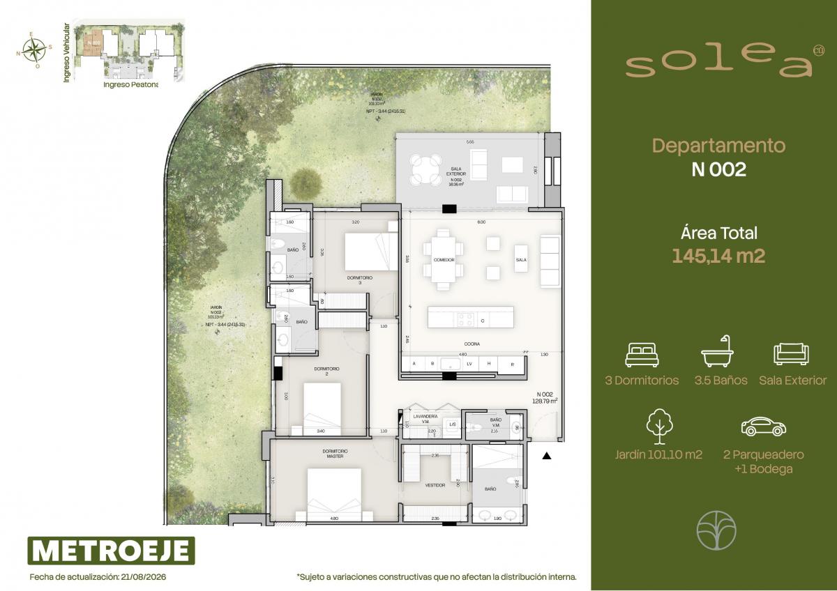 Solea - Departamentos en San Patricio Cumbayá en Urbanización Privada Pampacú — imagen 3
