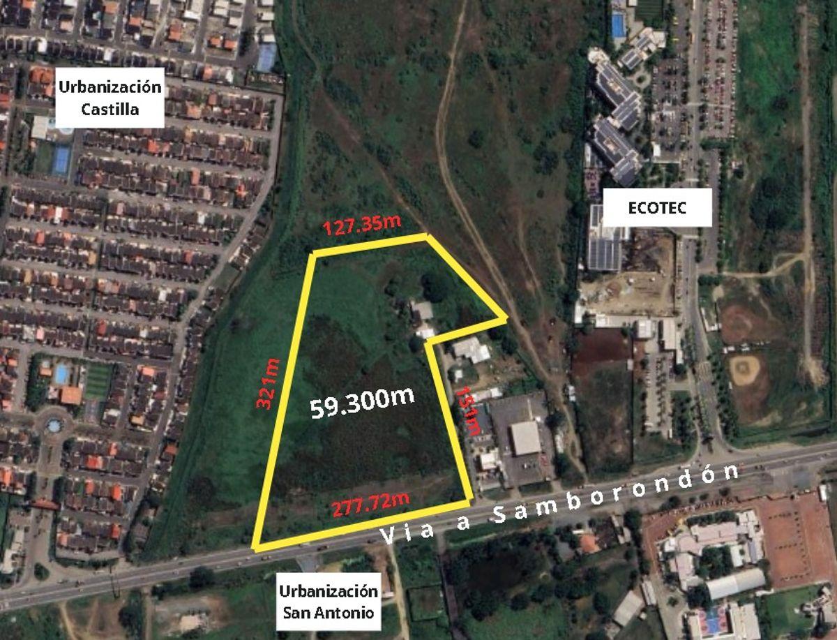 Terreno en Venta 59.300 m² - Uso Comercial/residencial - Av Miguel Yunez, Vía a Samborondón Km 13.5, Guayas — imagen 5
