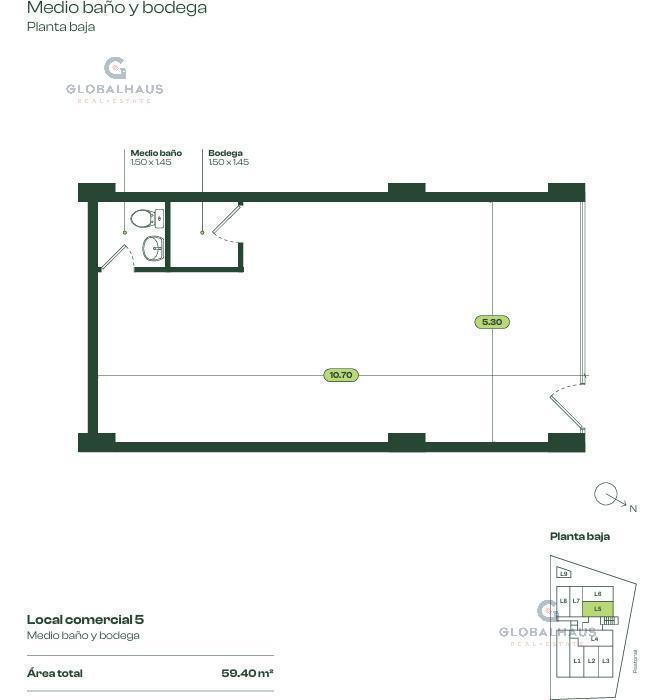 Venta de Local Comercial en Construccion, Los Olivos, Ceibos A. F. Guayas — imagen 4
