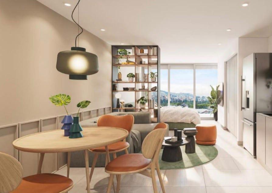 Ira Venta Estudio en Edifico Qondesa 33.64 m² Más Terraza 3.59 m² Piso 12 — imagen 8