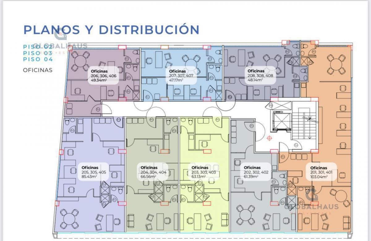 Venta de Oficina en Kennedy Norte, 50 m² R. Y. Guayas — imagen 3