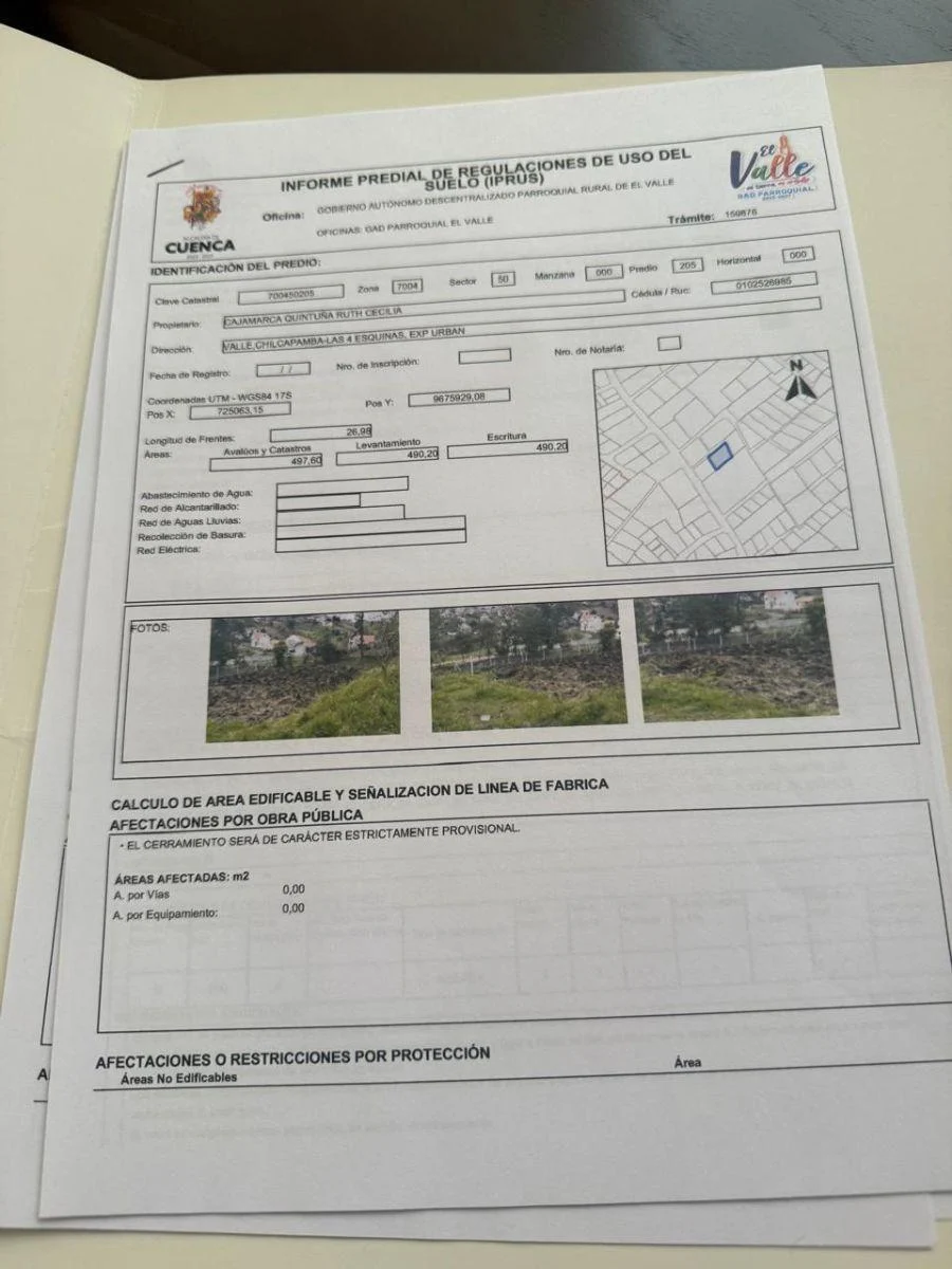 Amplio Terreno con Iprus Actualizado en Chilcapamba (T31109), Azuay — imagen 7