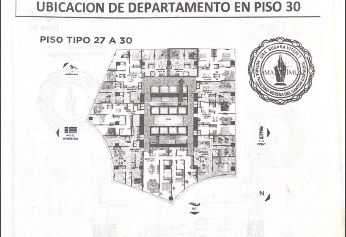 Suite con Vista Panoramico Piso 27 en Venta, Maxximus Puerto Santana, Guayas — imagen 9