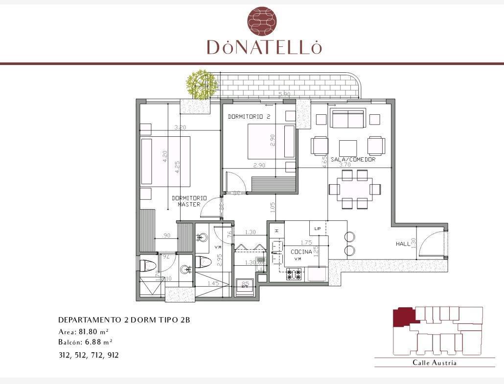 Venta Departamento 2 Dorm. Proyecto en La República del Salvador Af — imagen 6