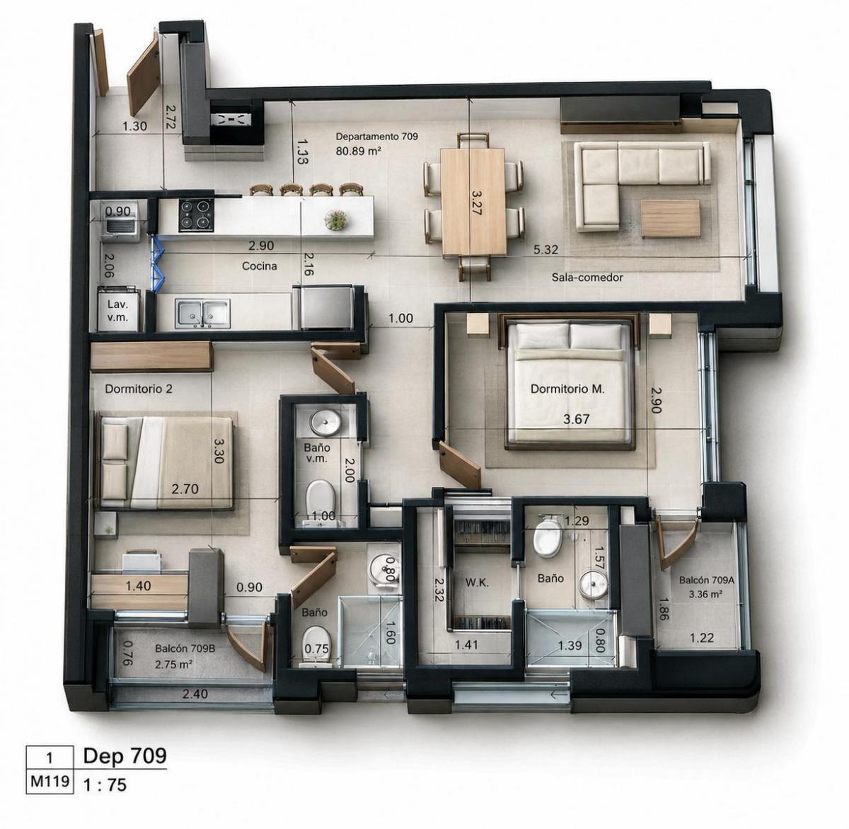 Departamento 2 Dorm. | El Batán, Quito | Edificio Exclusivo | Oportunidad de Inversión | Vul — imagen 10