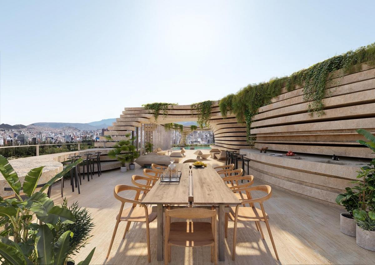 Ira Venta Estudio 23 m² con Balcón 3 m² Piso 12. Shyris. La Carolina — imagen 6