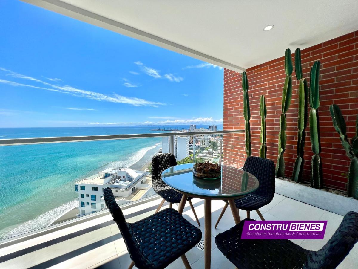 Departamento 3 Dorm. Vista Al Mar, Amoblado en Ibiza, Manta, Manabí — imagen 10