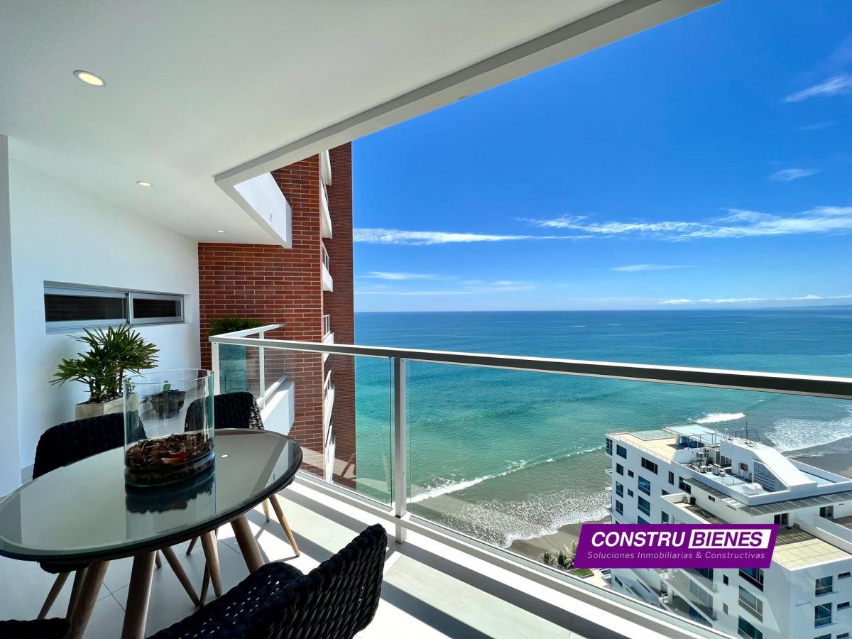 Departamento 3 Dorm. Vista Al Mar, Amoblado en Ibiza, Manta, Manabí — imagen 6