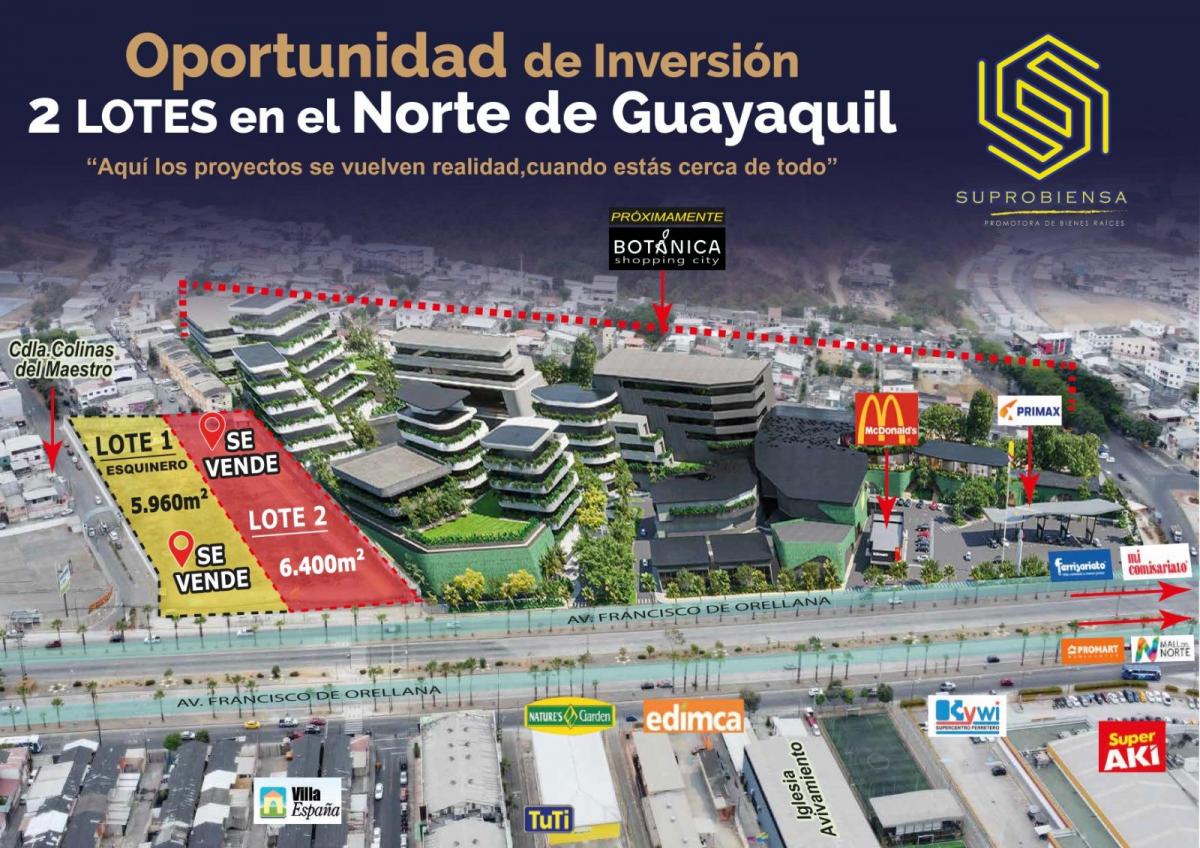 Terrenos Comerciales Av Fco de Orellana: 5960 m² - 6400 m², Guayas — imagen 10