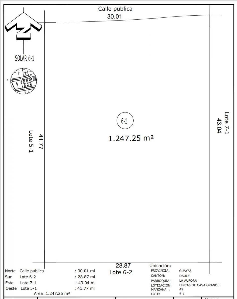 Lote Comercial en Villa Club, Guayas — imagen 4