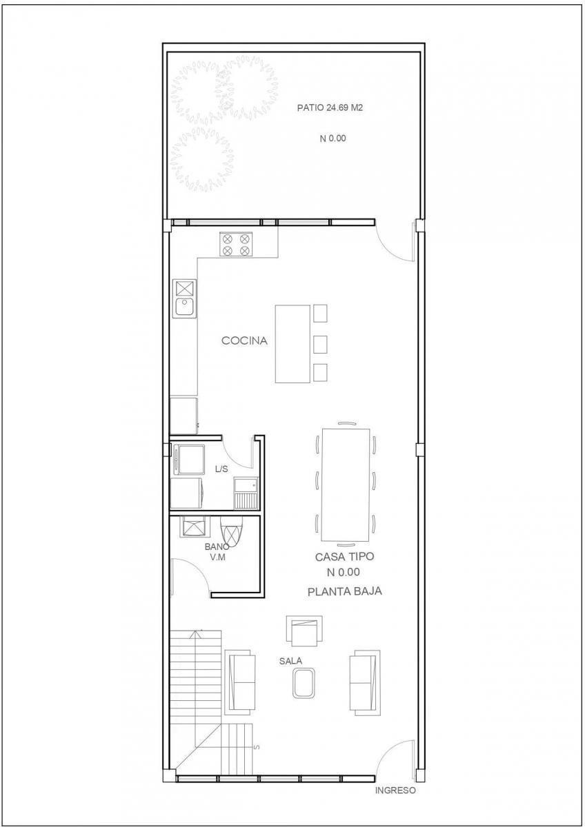 En Venta Casa en Conj Privado de 8 Casas, Rancho San Francisco, Iglesia Tanda — imagen 3