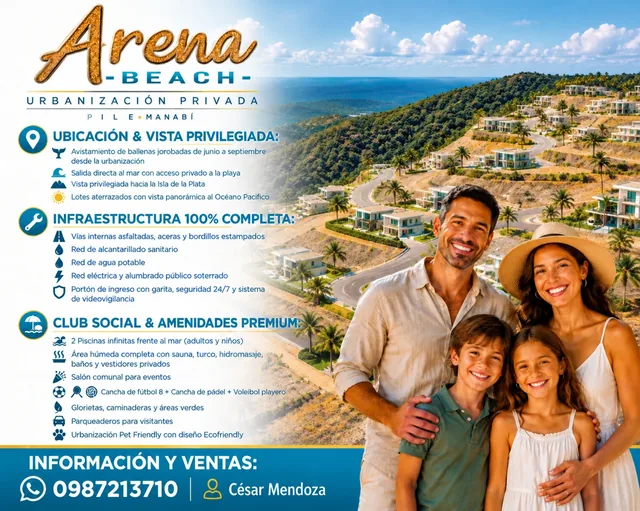 Terrenos Frente al Mar | A 35 minutos al sur de Manta | Desde $17.000 — imagen 3