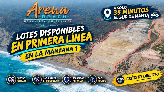 Terrenos Frente al Mar | A 35 minutos al sur de Manta | Desde $17.000 — imagen 4