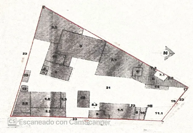 TERRENO EN PALESTINA CON CASA ESQUINERA, GALPONES Y EDIFICACIONES CON OFICINAS — imagen 3