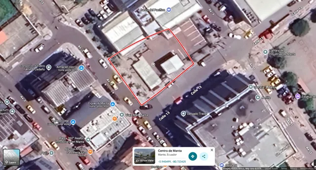 Terreno en venta — 212,48 m² en el centro de Manta — imagen 2