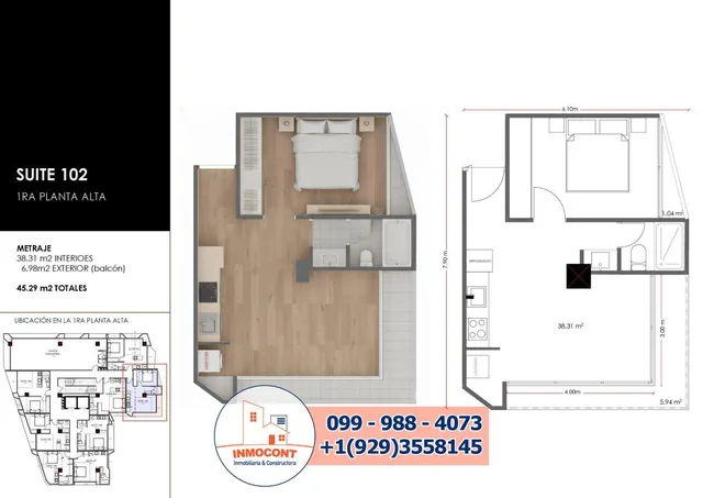 Suites en Preventa Zona Residencial Sector Av Primero de Mayo D372, Azuay — imagen 3