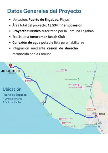 Terrenos Frente Al Mar en Venta en Engabao, Amoramar Residencias, Guayas — imagen 5