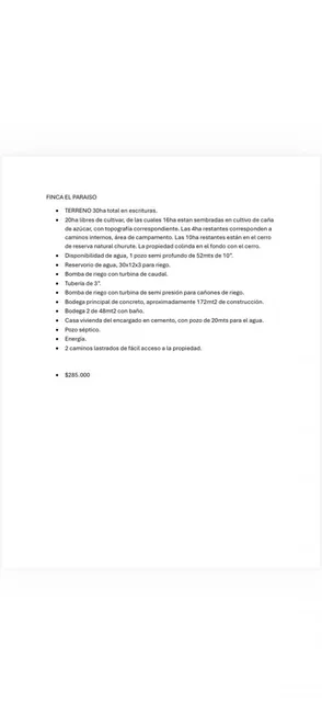 Vendo Terreno Finca, Guayas — imagen 2