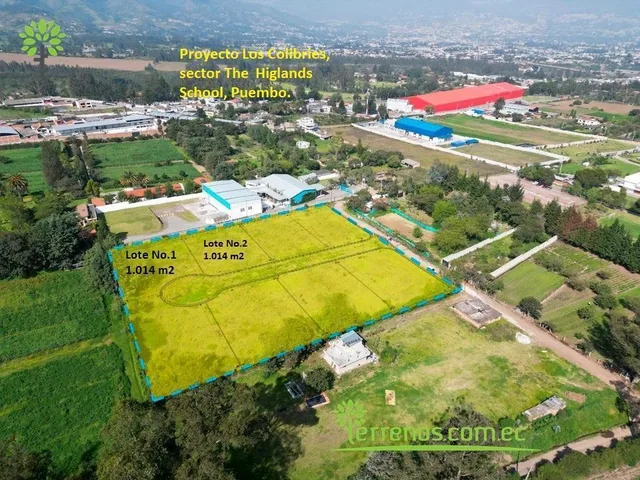 Venta de Terreno 1.014 m². Puembo, Proyecto Los Colibríes, Lote No.2. Provincia de Pichincha — imagen 2