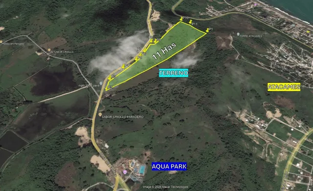 Venta de Terreno de 11.00has en Atacames — imagen 2