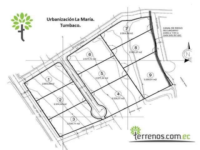Venta Terreno Bifamiliar 2.504 M².tumbaco. Provincia de Pichincha — imagen 2