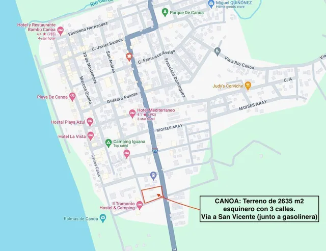 Terreno en Venta Canoa, Manabí — imagen 3