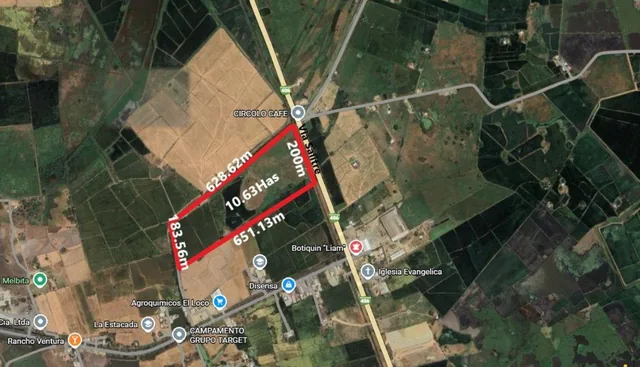 Venta Terreno 10.63 Has Via Salitre Km 11.5 de Uso Com. – Habit. Guayas — imagen 2